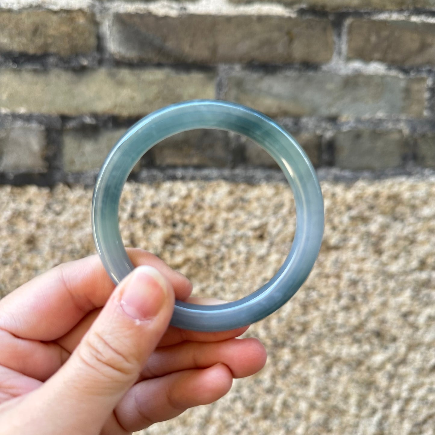 Fantasy blue and purple jade bangle bracelet (Guatemala material) · Natural jade A grade | M02701