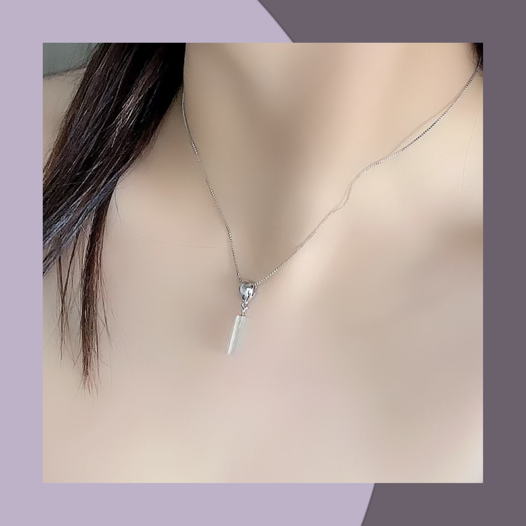 🌟Time to test your eyesight🌟 Gao Bing Hexagonal Jadeite Pendant·Natural Burmese Jadeite|M01911