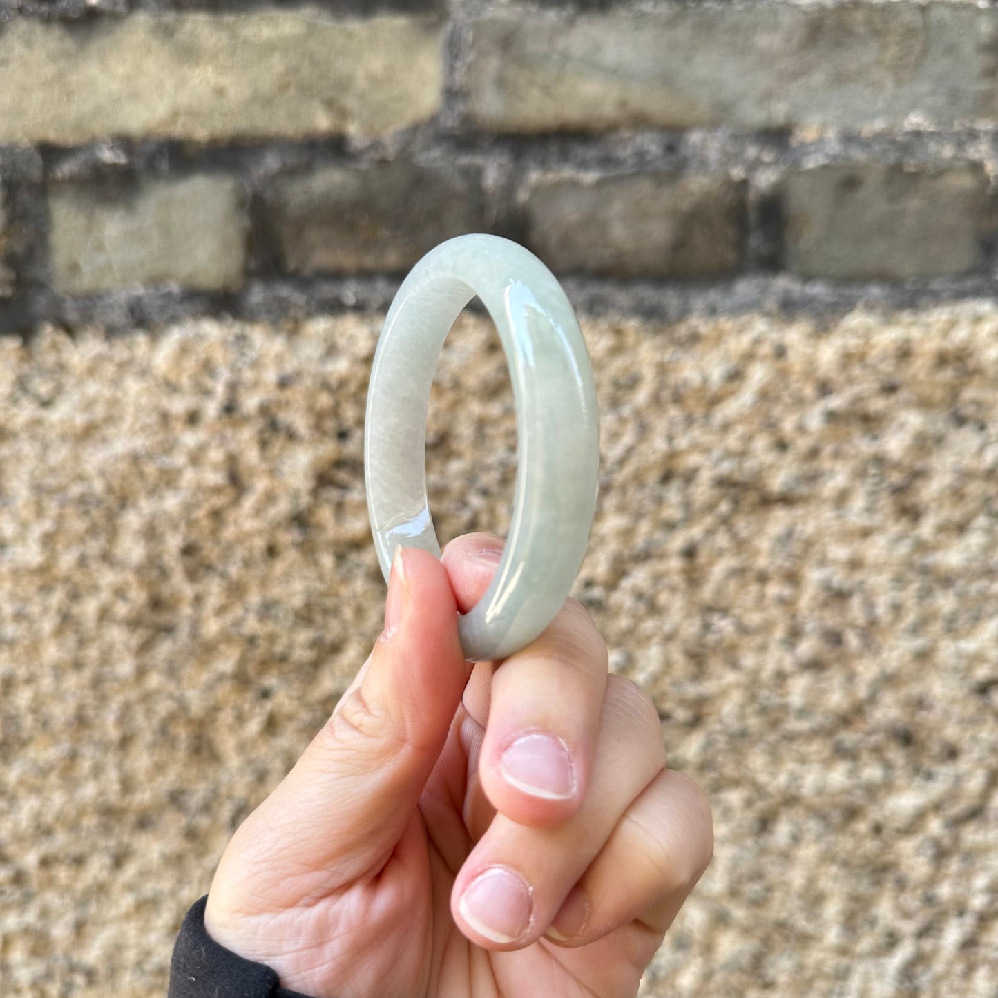 淡綠翡翠手鐲·天然緬甸翡翠| M31202