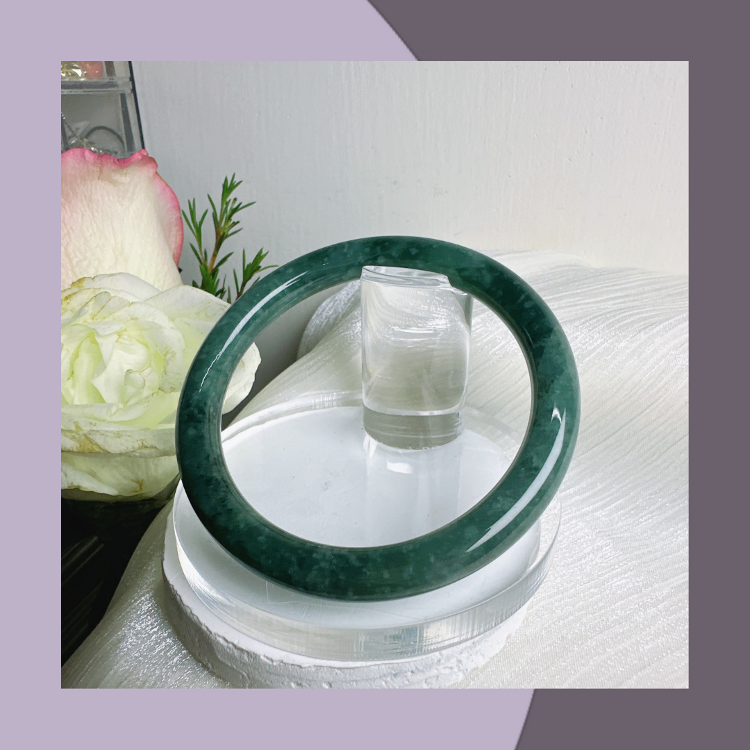 綠翡翠手鐲 · 天然翡翠A玉｜ M02511