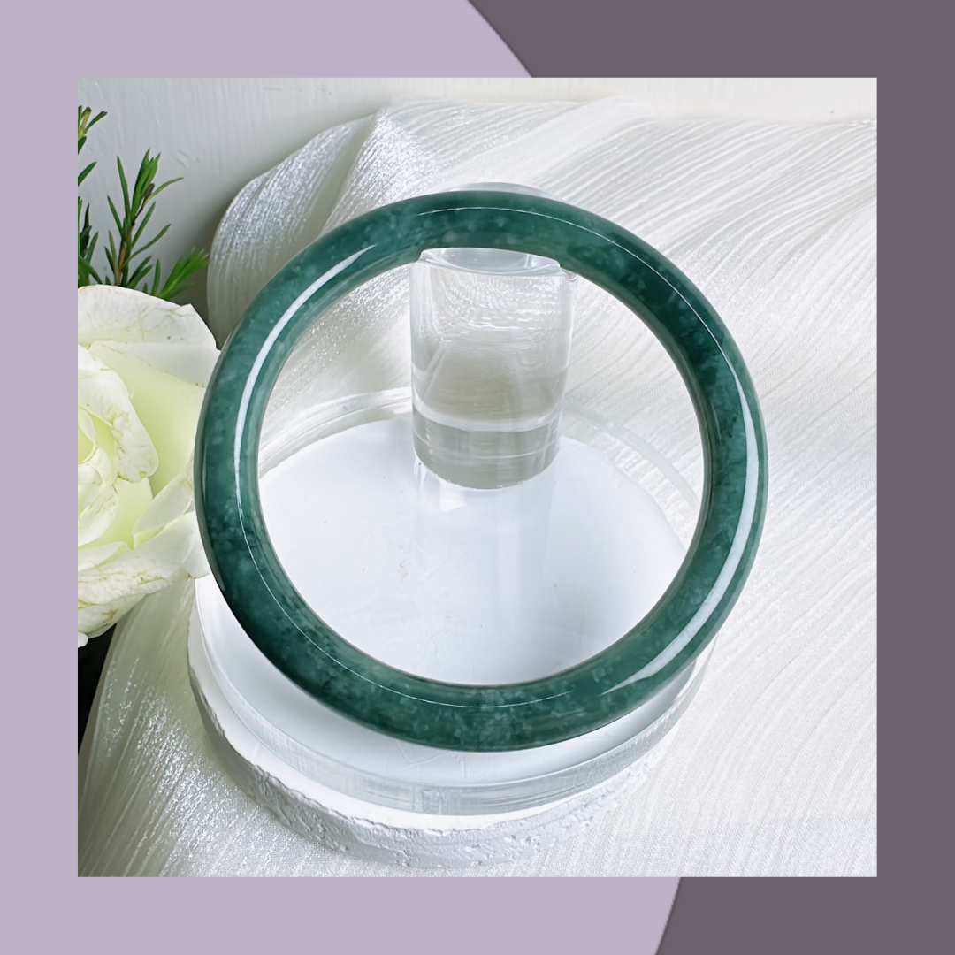 綠翡翠手鐲 · 天然翡翠A玉｜ M02511